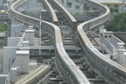 モノレールの分岐器