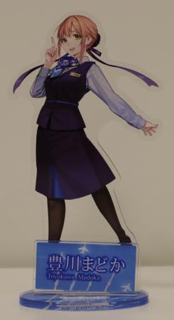 豊川まどか アクリルスタンド(鉄道むすめ総選挙1位記念)